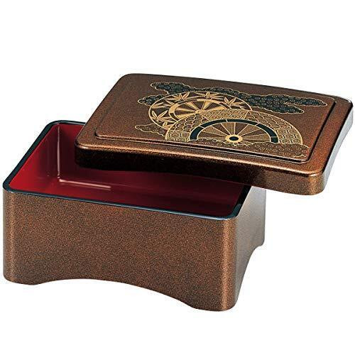 Traditional Unagi Box Container  Unaju Donburi Nashi-ji Goshoguruma Inside Red