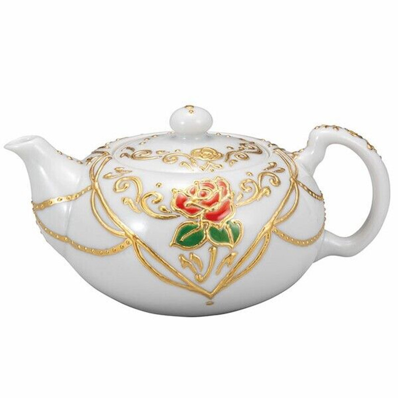 Kutani yaki ware Japanese porcelain small pot 160ml Deco Mori Hanamusubi Shiho