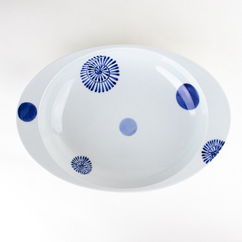Arita ware Takumi-no-Kura Curry plate Marumon pattern Japan