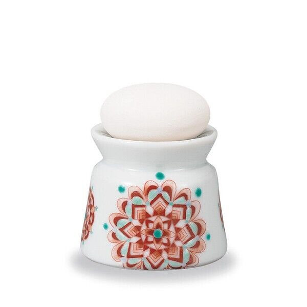 Kutani ware porcelain  Essential oil diffuser pot stoneAka-e Marumon Japan