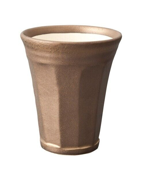 Shigaraki ware Japanese pottery Beer glass Delicious foam cup Gold