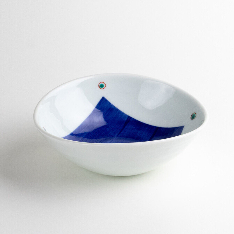 Arita ware Kobachi Japanese small bowl Sarving dish Square blue pattern Japan