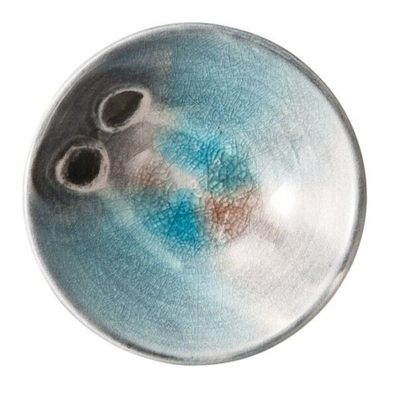 Shigaraki ware Japanese pottery small plate MamezaraKogetsu Japan