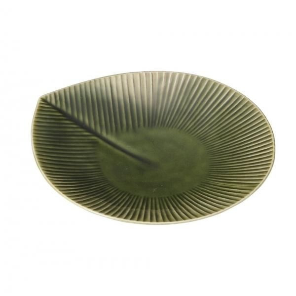 More Oribe green 18cm Plate - Mino Ware, Japanese Tableware, Ceramic Japan