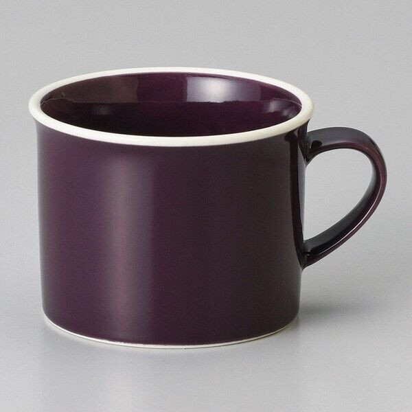 Mino Ware, Made in Japan Purple Small Mug 230ml CeramicJapanese Tea Cup
