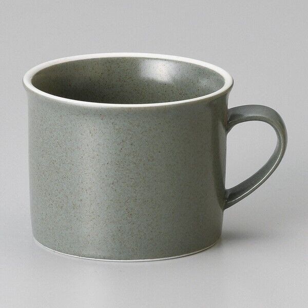 Mino Ware, Made in Japan Gray Small Mug 230ml CeramicJapanese Tea Cup