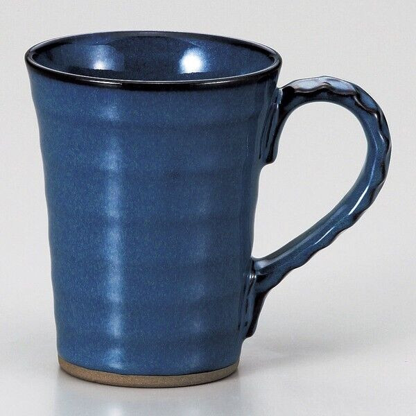 Namako Blue Glaze Mug - Mino Ware, Made in Japan Tea Coffee cup