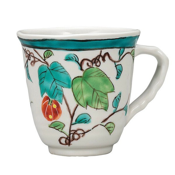 Kutani yaki ware Japanese Mug Coffee Tea Soup Cup Japanese snake gourd