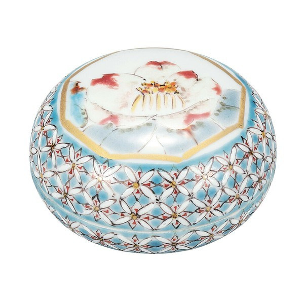 Incense Container with Camellia & Komon Pattern Yuka Hirano 