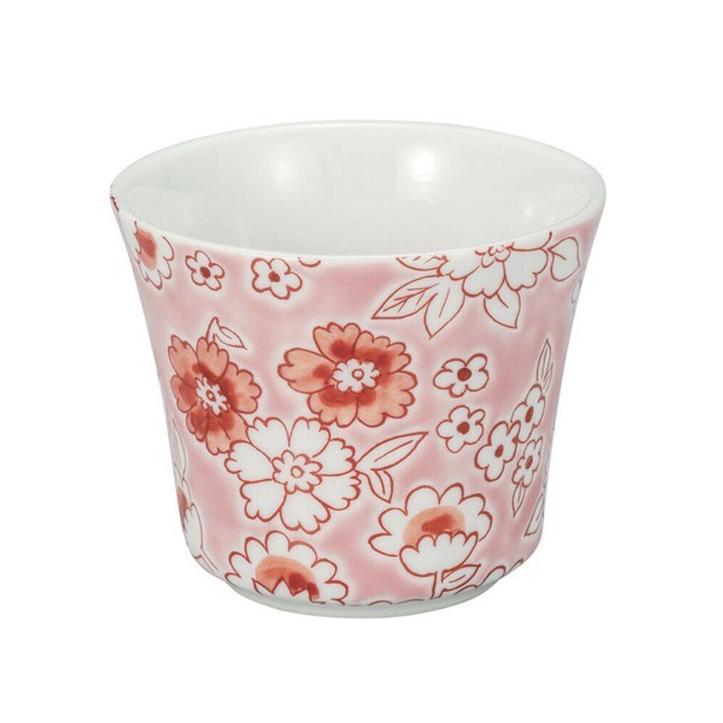 Kutani ware Japan Kobachi small bowl Cup Flower shower Pink Japan