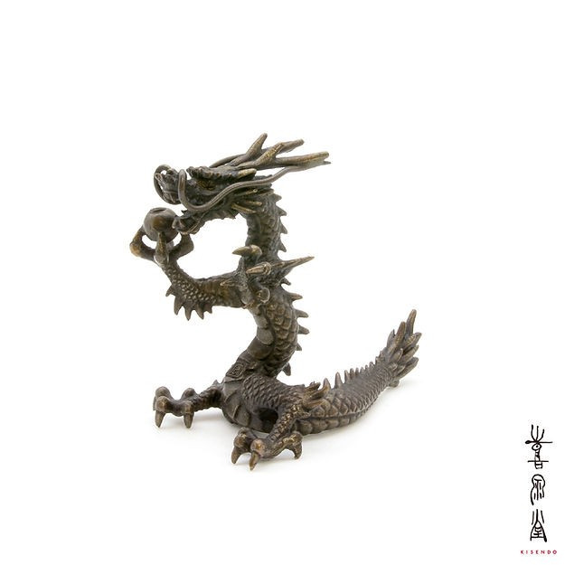 Japanese Takaoka Copper Incense Burner Elephant Tower Design, Gilded Decoration