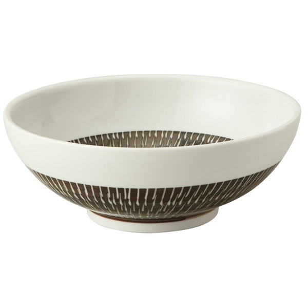 Tobikanna Rust Glaze Japanese Noodle Bowl Mino ware,Soba Udon Ramen japan