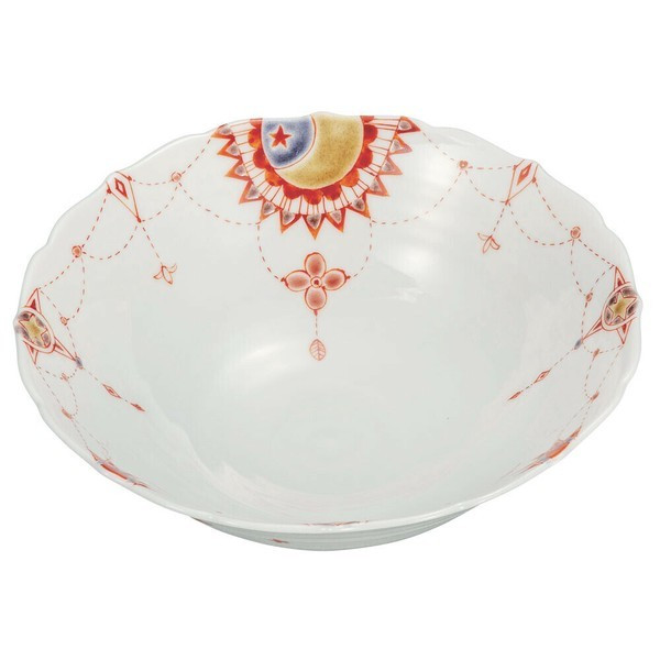 Kutani Ware  Garland Design・5.5Bowl Japanese Tableware Okada