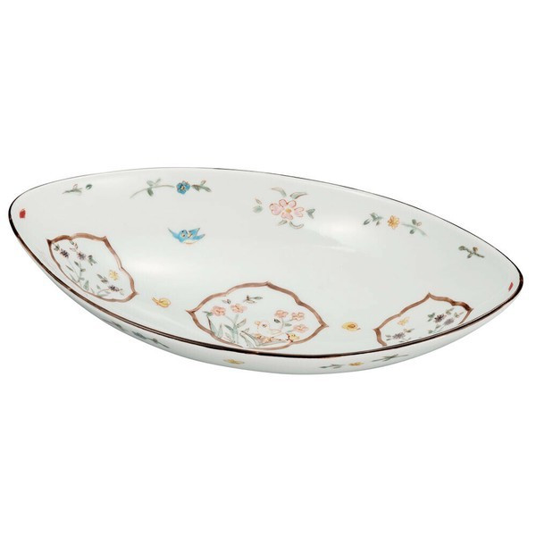 Kutani Ware Floral Design Bowl Japanese Tableware Kawai Takakaz