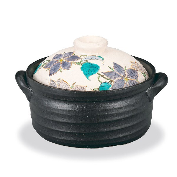 Kutani ware 2-Cup Rice Cooker Donabe Pot – Clematis Japan Tsuyoshi Sato