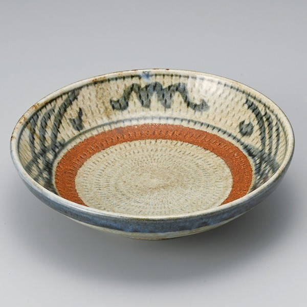 Shigaraki Lattice 7.5-inch Ramen Noodle Plate – Made in JapanJapan