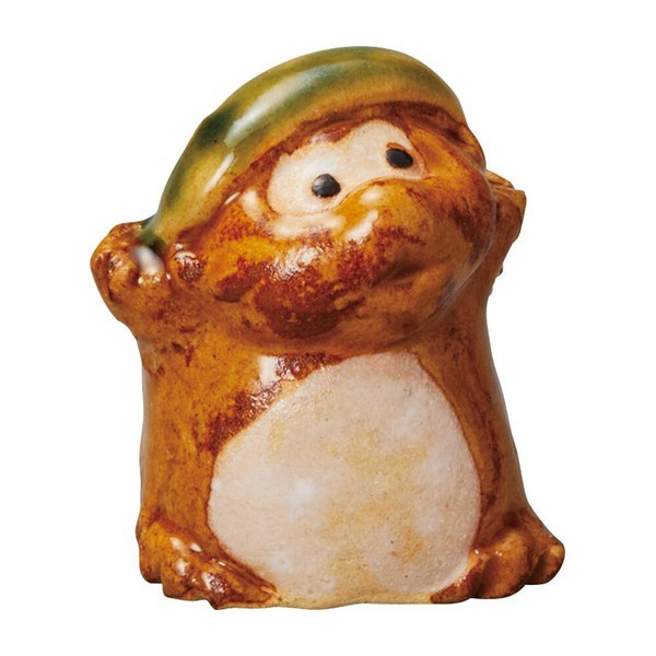 Wasshoi Ponkichi Tanuki Shigaraki ware Racoon dog Japense pottery Japan
