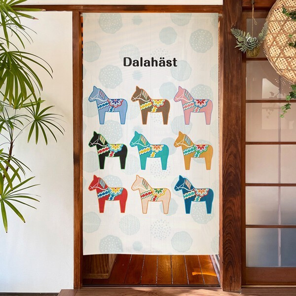 Noren Japanese Door Curtain Tapestry PolyesterDalahast Design 85x150 cm Japan