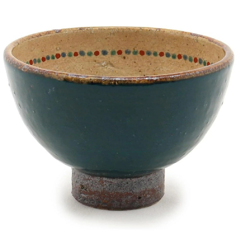 Shigaraki ware Japanese Rice bowl Gohan Chawan Amane Blue Japan