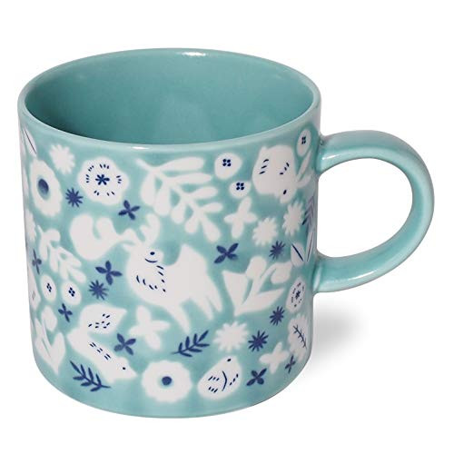 Mino ware Japanese Coffee Tea cup KUKKA Lightweight Mug Mint Green 300ml Japan