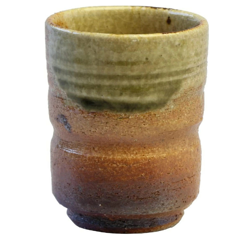 Yunomi Shigaraki ware Japanese green tea cup Old shigaralo style Small Japan