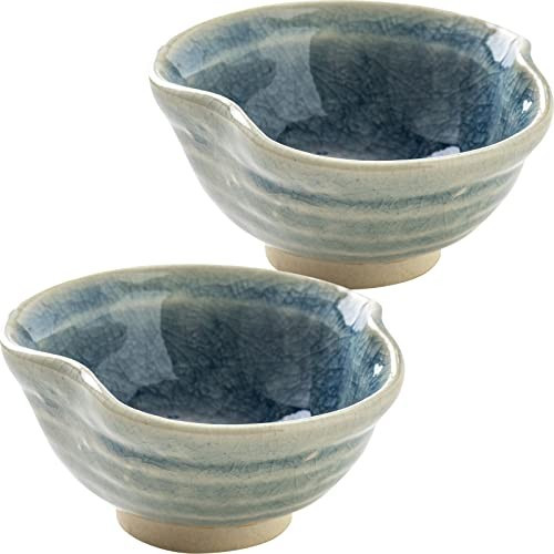 Mino ware Minorutouki AMANE Turkey Hyotan shape Koduke small bowl set of 2 Japan