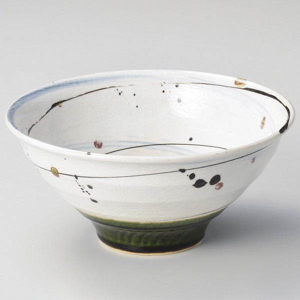 Mino ware Japanese Noodle Bowl Mino ware Ramen DonburiOribe Kohiki Random Line