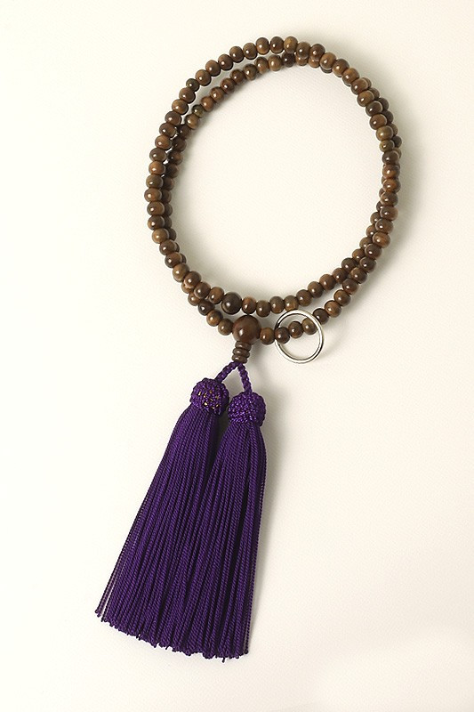 Kyoto Juzu Japanese Buddhist Mala Sodo shu Palo santo Ryokudan Woman Japan