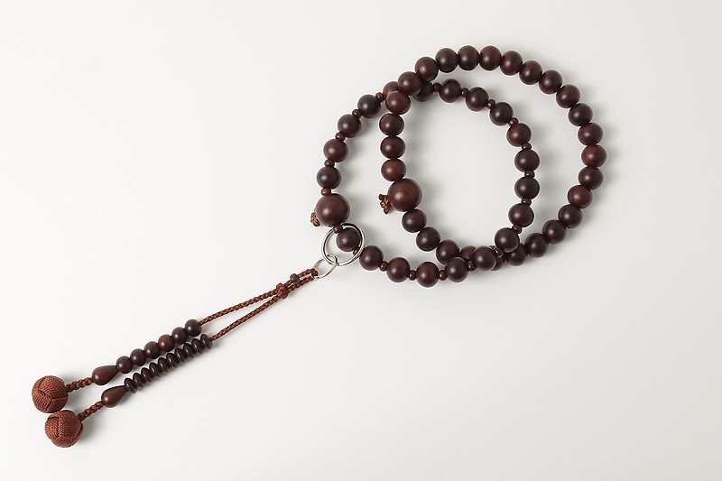 Kyoto Juzu Japanese Buddhist Mala Jodo shu Matte Shitan Rosewood Men Japan