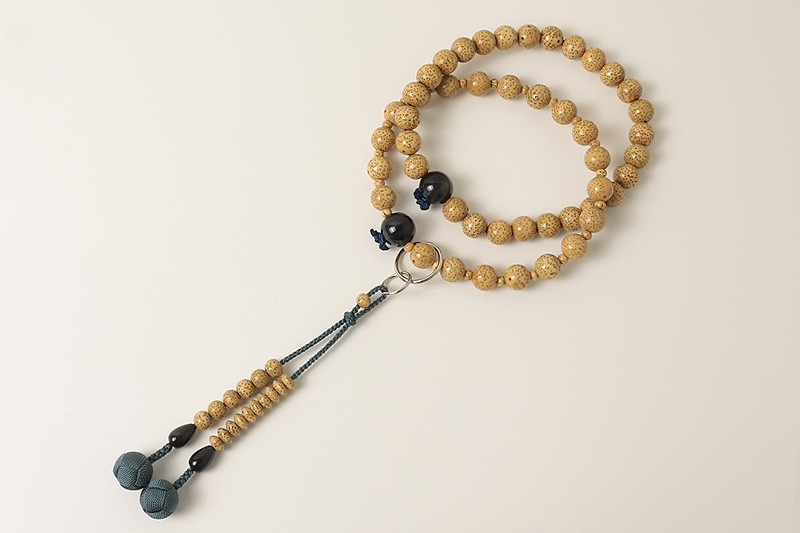 Kyoto Juzu Japanese Buddhist Mala Jodo shu Seigetsu Linden Hawks eye Men Japan