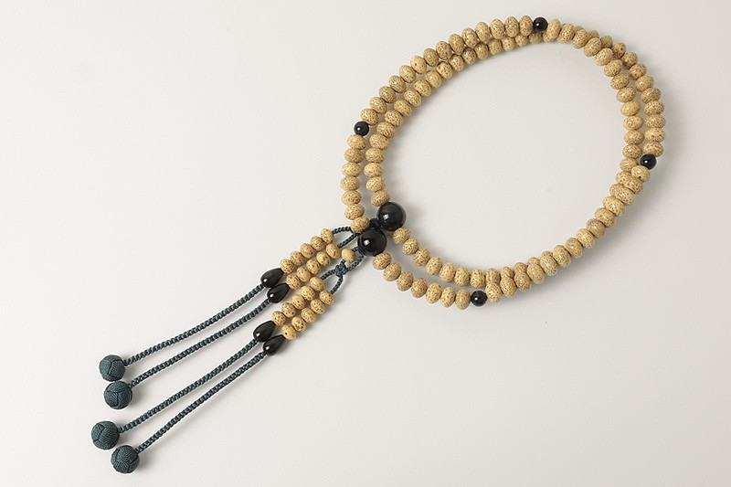 Kyoto Juzu Japanese Buddhist Mala Bracelet Shingon Seigetsu Linden Hawks eye