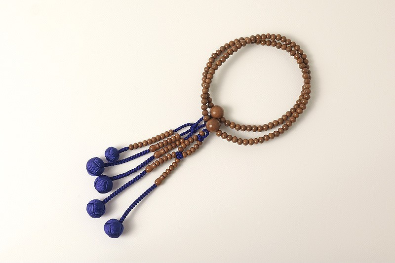 Kyoto Juzu Japanese Buddhist Mala Nichiren Plumwood 8sun Woman Japan