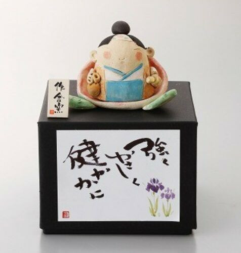 Momotaro Seto yaki pottery Gogatsu ningyo Japanese traditional craft Peach boy