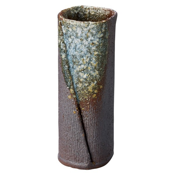 信楽焼 Shigaraki ware 花瓶 花入 Vase 井村侊生 N06 Shigaraki Ware Japanese Mini Floewer vase Hagi style Kiln changed