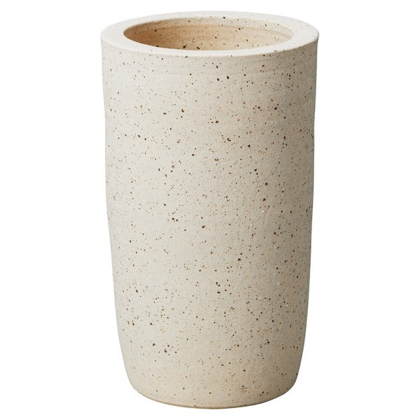 ShigarakiWare Japan Japanese pottery Narrow Umbrella Stand White Sandstone Style
