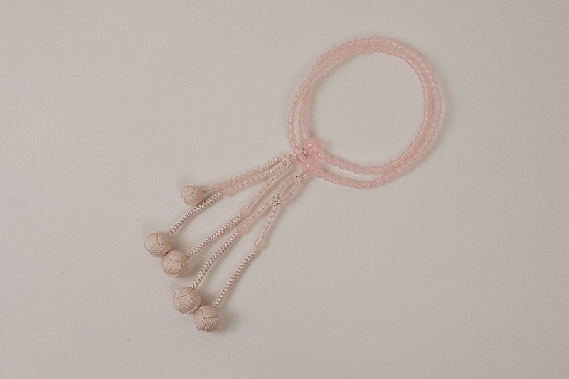 Kyoto Juzu Japanese Buddhist Mala Nichiren Quartz Woman Japan