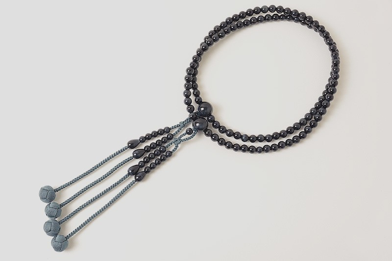 Kyoto Juzu Japanese Buddhist Mala Bracelet Shingon Hawks eye Japan Shaku2 Japan