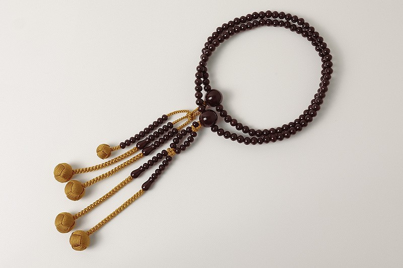 Kyoto Juzu Japanese Buddhist Mala Bracelet NichirenRosewood Shaku Men Japan