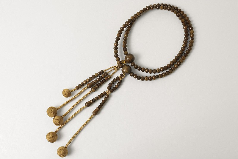 Kyoto Juzu Japanese Buddhist Mala Bracelet NichirenRyokudan Shaku Men Japan