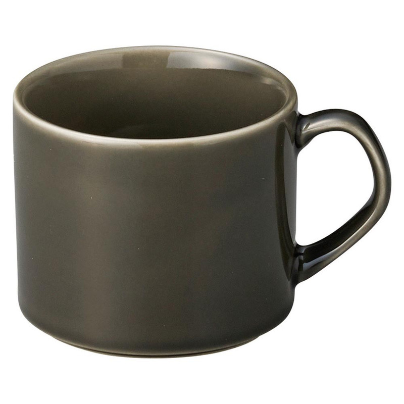 Mino ware Japanese Ceramic Mug Coffee Tea cup Charcoal gray S Made in Japan