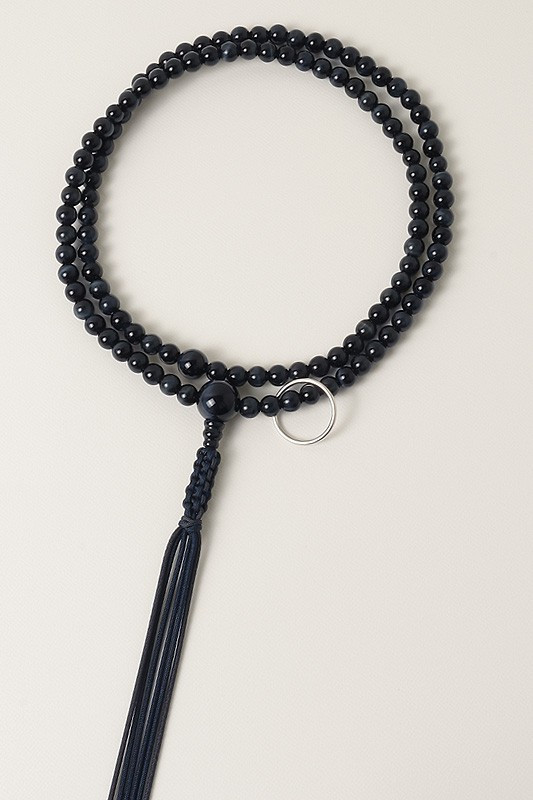 Kyoto Juzu Japanese Buddhist Mala Sodo shu Hawks eye Zen shu Japan Men