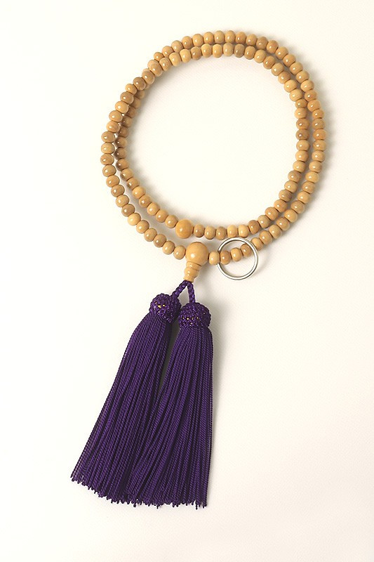 Kyoto Juzu Japanese Buddhist Mala Sodo shu Boxwood Tsuge Zen shu Woman Zen Japan