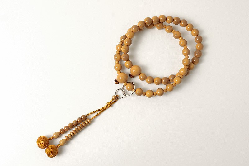 Kyoto Juzu Japanese Buddhist Mala Jodo shu Boxwood Tsuge Men Japan