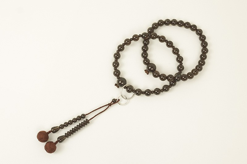 Kyoto Juzu Japanese Buddhist Mala Jodo shu Brown quartz Men Japan