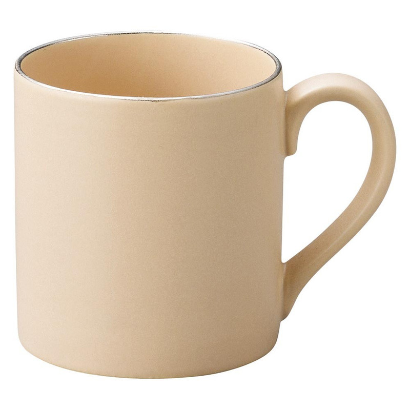 Mino ware Japanese Ceramic Mug Coffee Tea cup Nudie Ecru 280ml Made in Japan