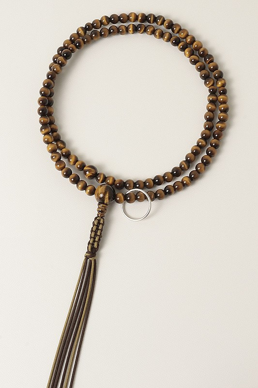 Kyoto Juzu Japanese Buddhist Mala Sodo shu Tiger eye Zen shu Japan Men