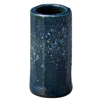Shigaraki Ware Ai Kiln-Changed Faceted Straight Mini Flower Vase Small Japan