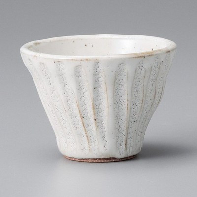 Made in Japan Mino Ware Hand-Carved Kohiki Multi Rock CupJapan