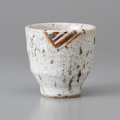 Mino Ware Gray Sencha Japanese Green Tea Cup Unofu Stripe Cup 180ml Japan
