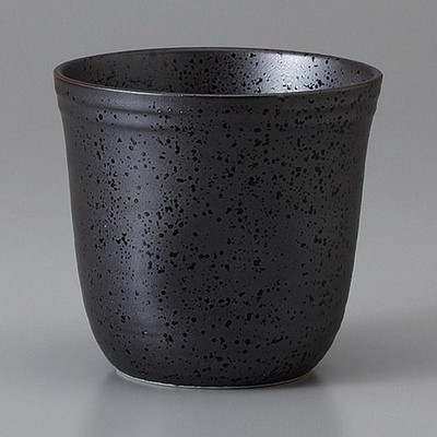 Japanese Mino Ware Lightweight Ibushi Rock Glass 300ml Ceramic Whiskey Tumbler